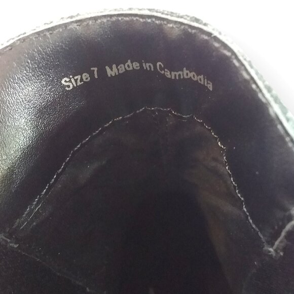 Dolce Vita Shadie H2O Bootie Black Leather Size 7 Pointed Toe Western Boho NWT - Picture 13 of 13